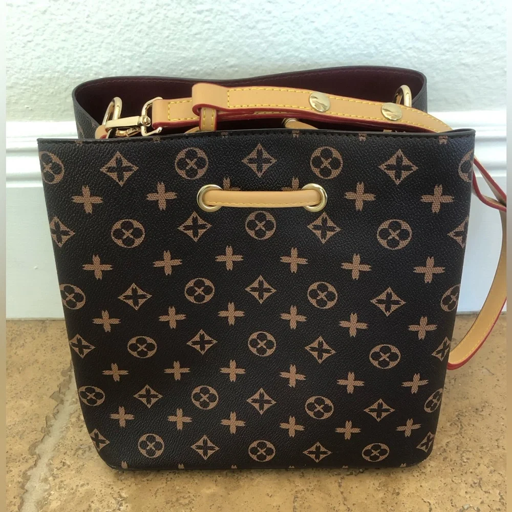 INSPIRED-BY MONOGRAM BUCKET BAG - DETACHABLE STRAP ( GOOD CONDITION)
